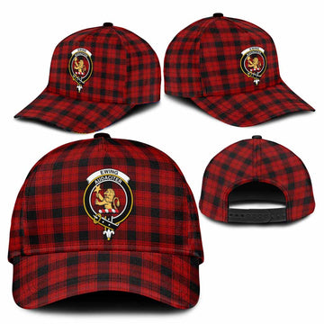 Ewing Tartan Classic Cap with Family Crest