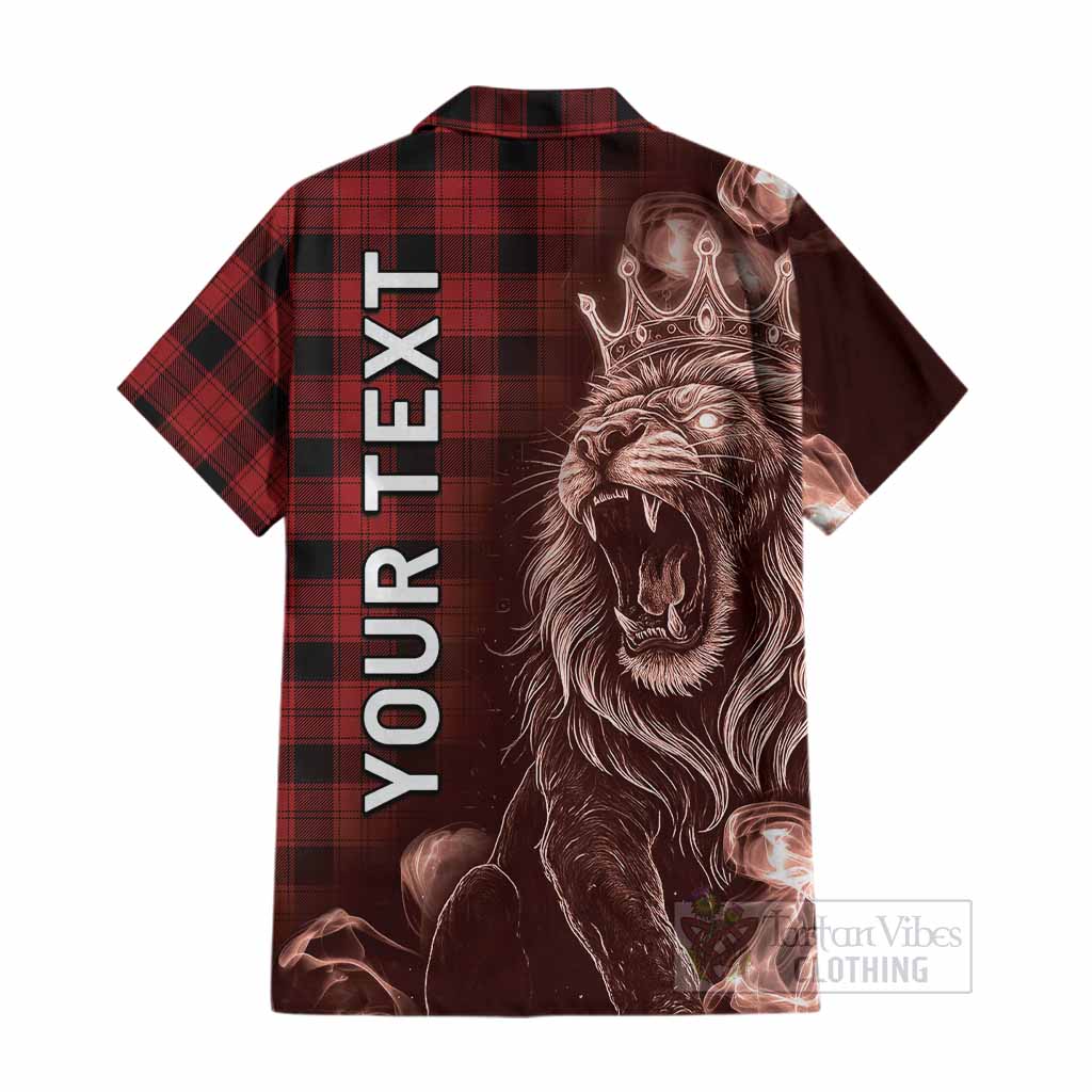 Ewing Tartan Cotton Hawaiian Shirt Roaring Lion Heritage