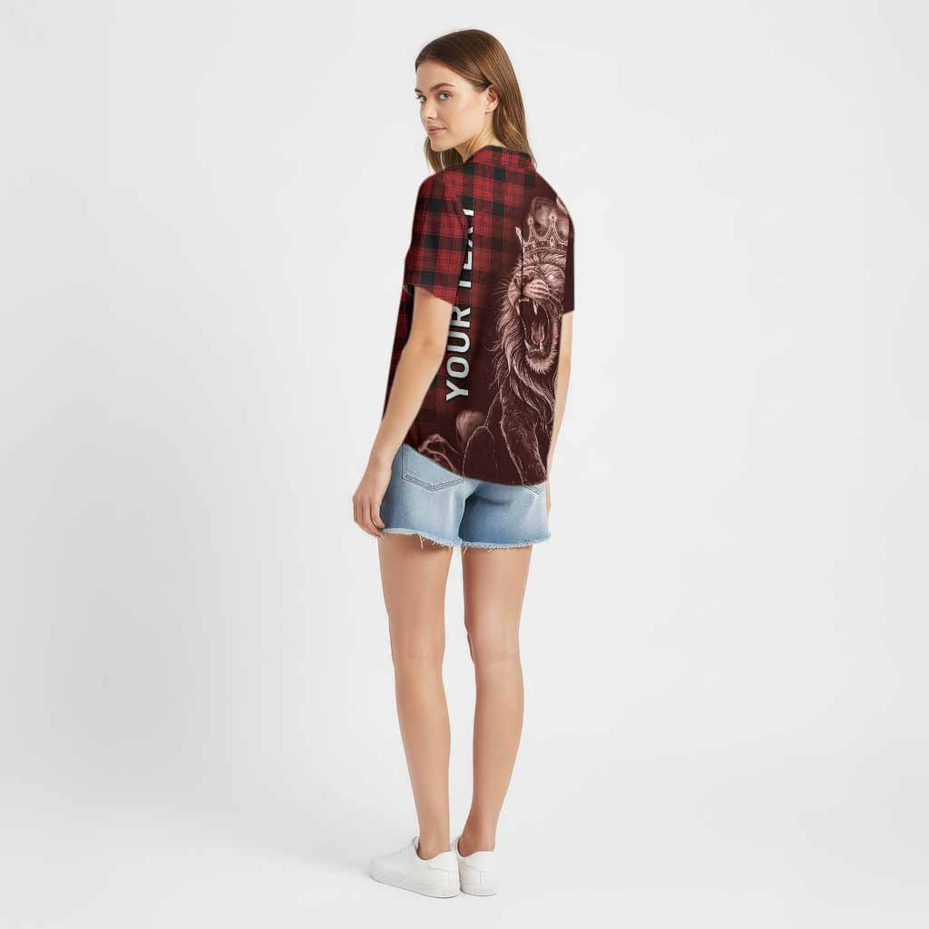 Ewing Tartan Cotton Hawaiian Shirt Roaring Lion Heritage