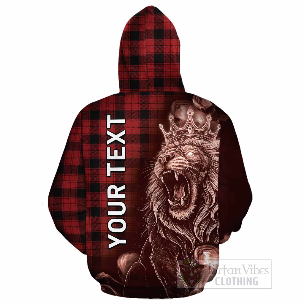 Ewing Tartan Cotton Hoodie Roaring Lion Heritage