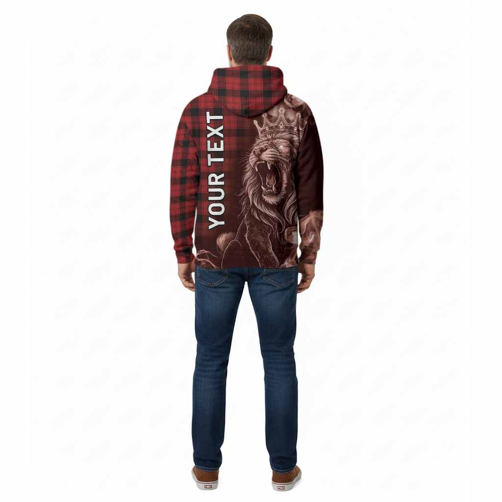 Ewing Tartan Cotton Hoodie Roaring Lion Heritage