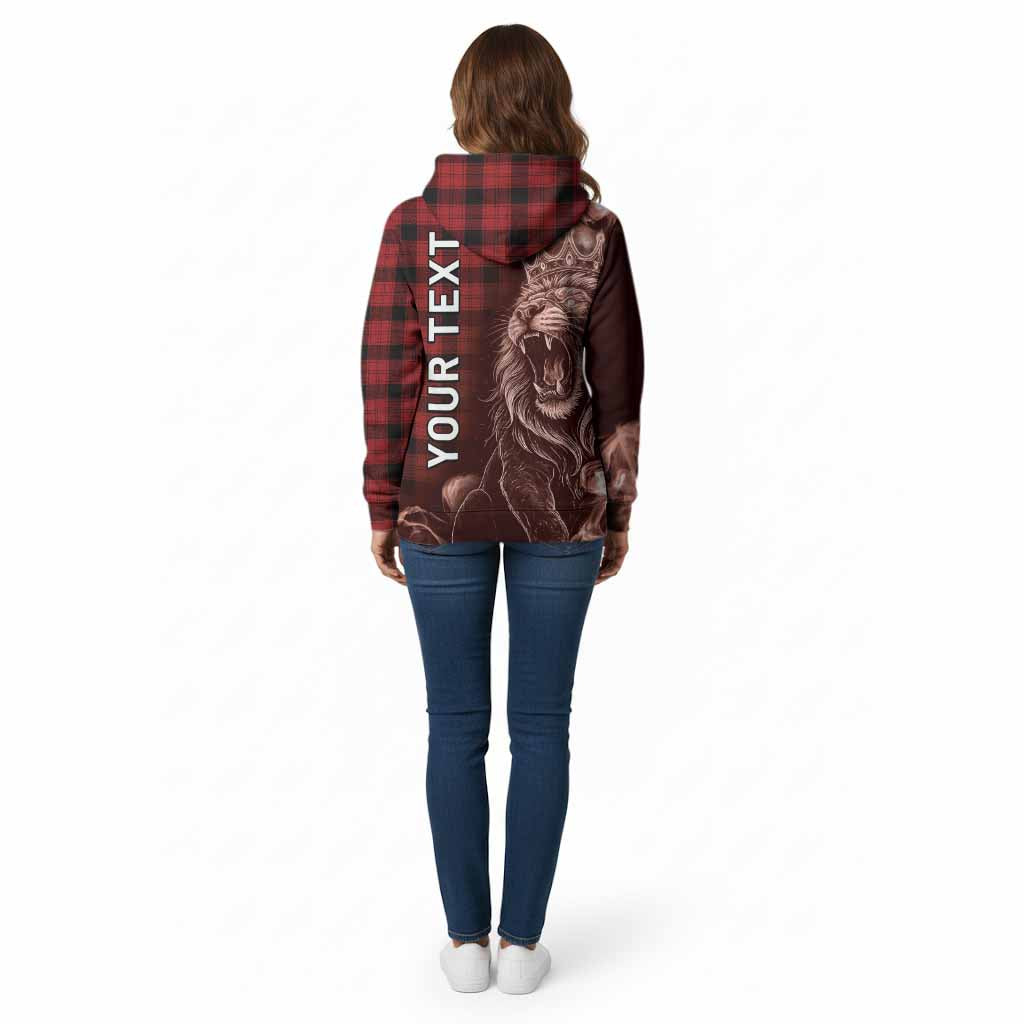 Ewing Tartan Cotton Hoodie Roaring Lion Heritage