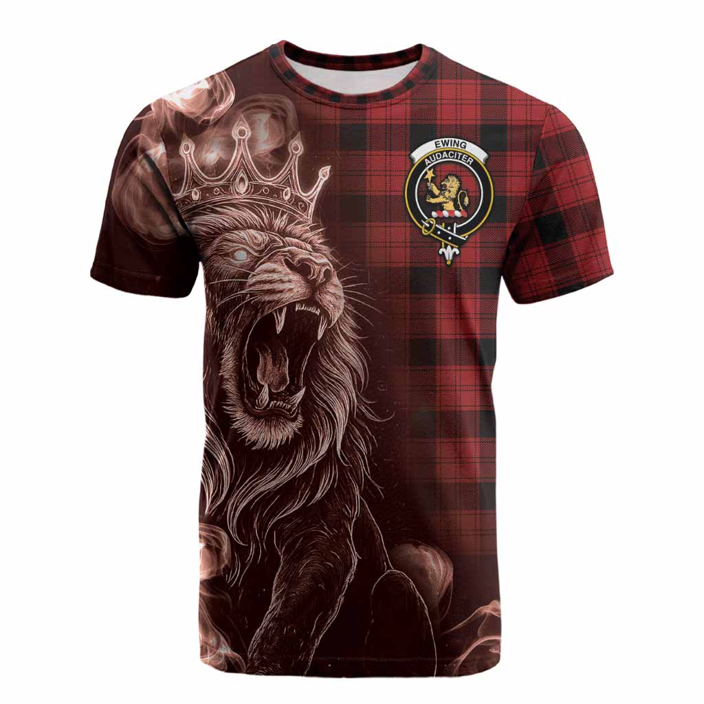 Ewing Tartan Cotton T-shirt Roaring Lion Heritage