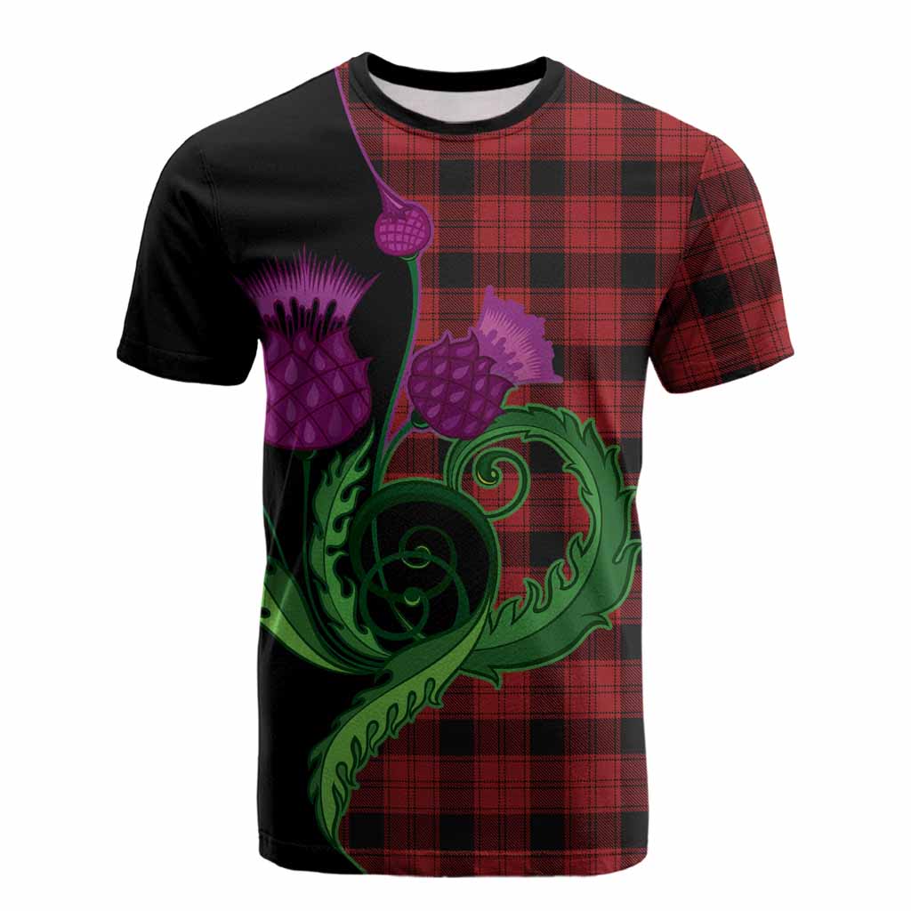 Ewing Tartan Cotton T-shirt Traditional Scottish Thistle
