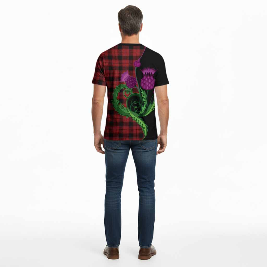 Ewing Tartan Cotton T-shirt Traditional Scottish Thistle