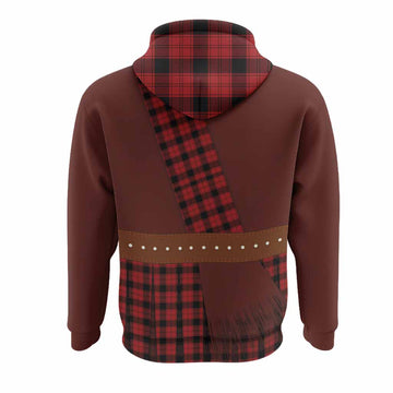 Ewing Tartan Crest Hoodie Kilt Costume Style