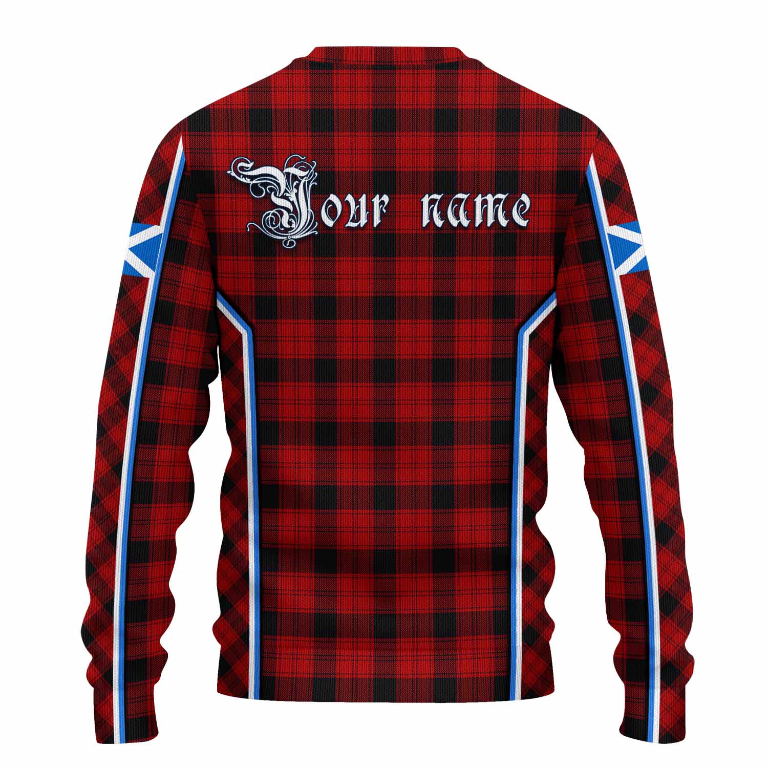Ewing Tartan Crest Knitted Sweater Scotland Coat of Arm Flag Style - Tartan Vibes Clothing