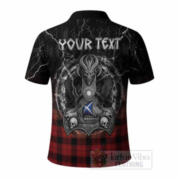 Ewing Tartan Crest Polo Shirt Celtic Odin's Raven Legacy