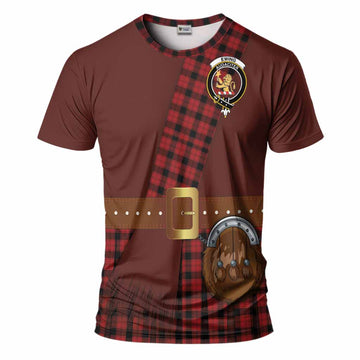 Ewing Tartan Crest T-Shirt Kilt Costume Style