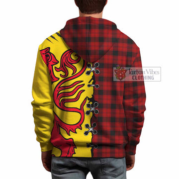 Ewing Tartan Family Crest Hoodie Lion Rampant Honor - Tartan Vibes Clothing