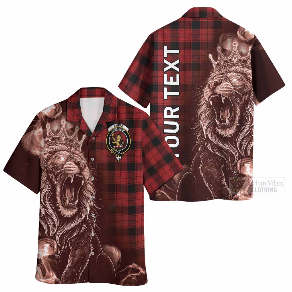 Ewing Tartan Hawaiian Shirt Roaring Lion Heritage