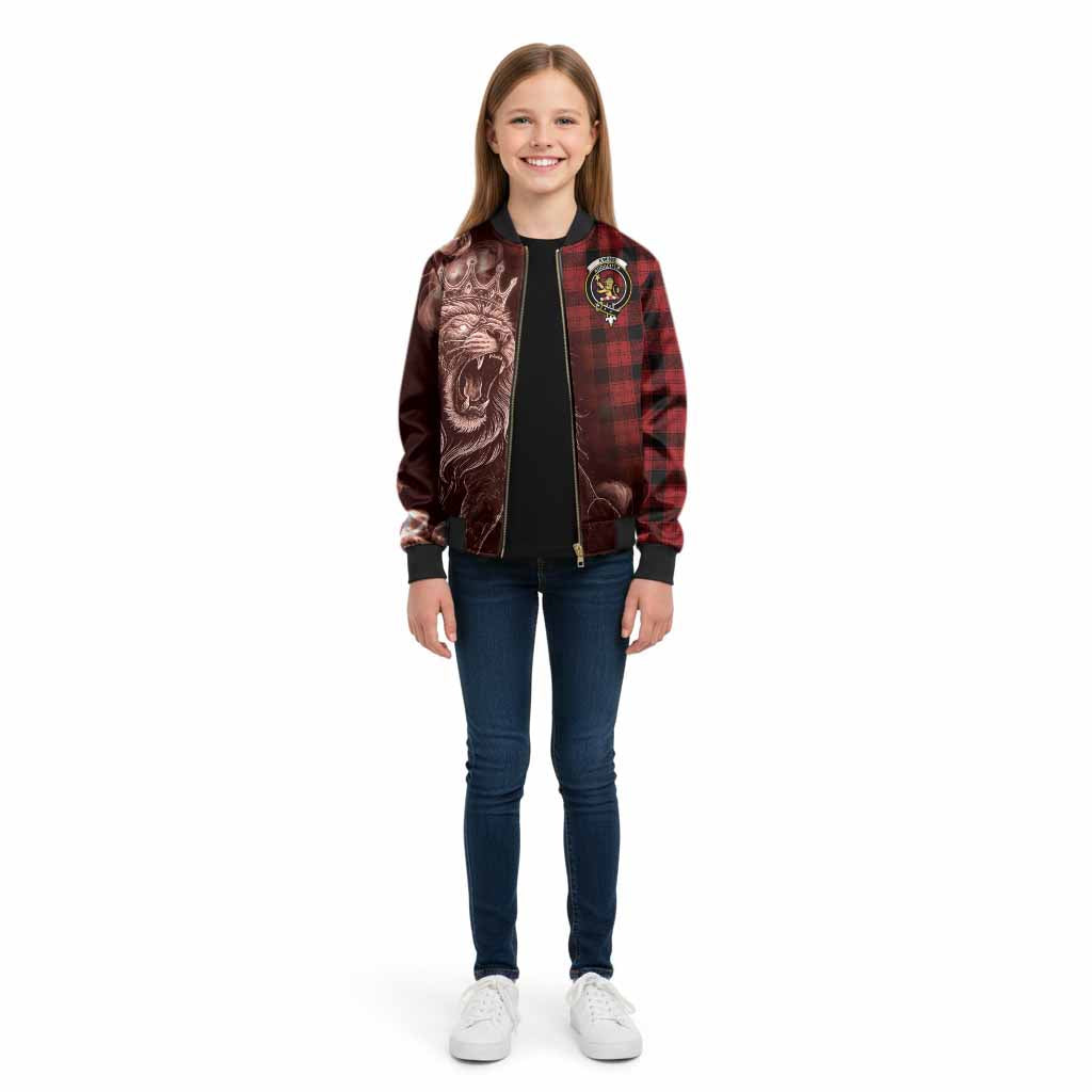 Ewing Tartan Kid Bomber Jacket Roaring Lion Heritage