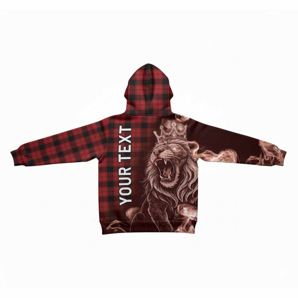 Ewing Tartan Kid Hoodie Roaring Lion Heritage