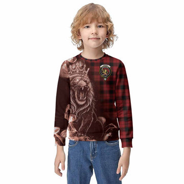 Ewing Tartan Kid Knitted Sweatshirt Roaring Lion Heritage