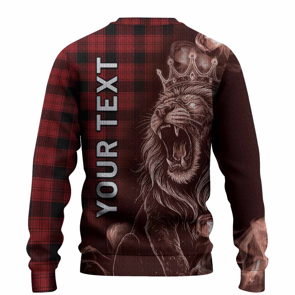Ewing Tartan Knitted Sweater Roaring Lion Heritage