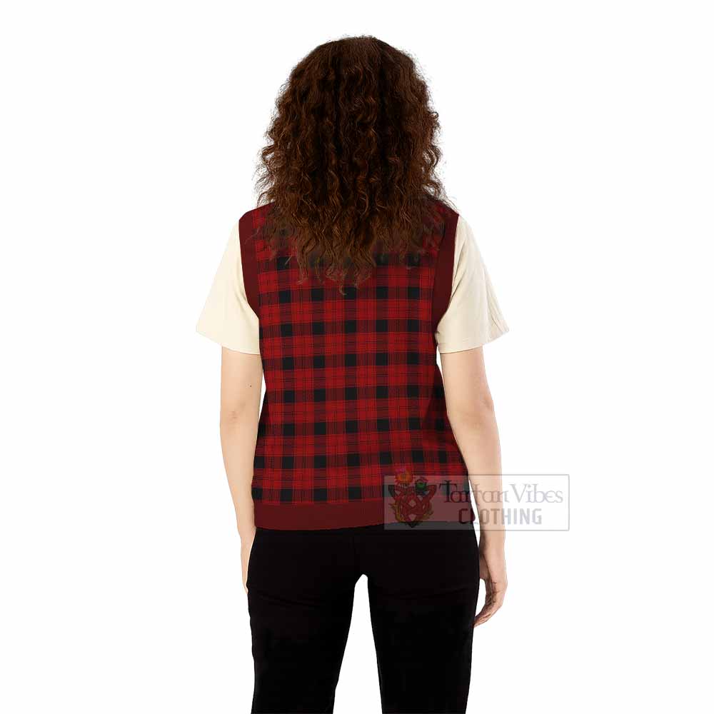 Ewing Tartan Knitted V-Neck Vest - Tartan Vibes Clothing