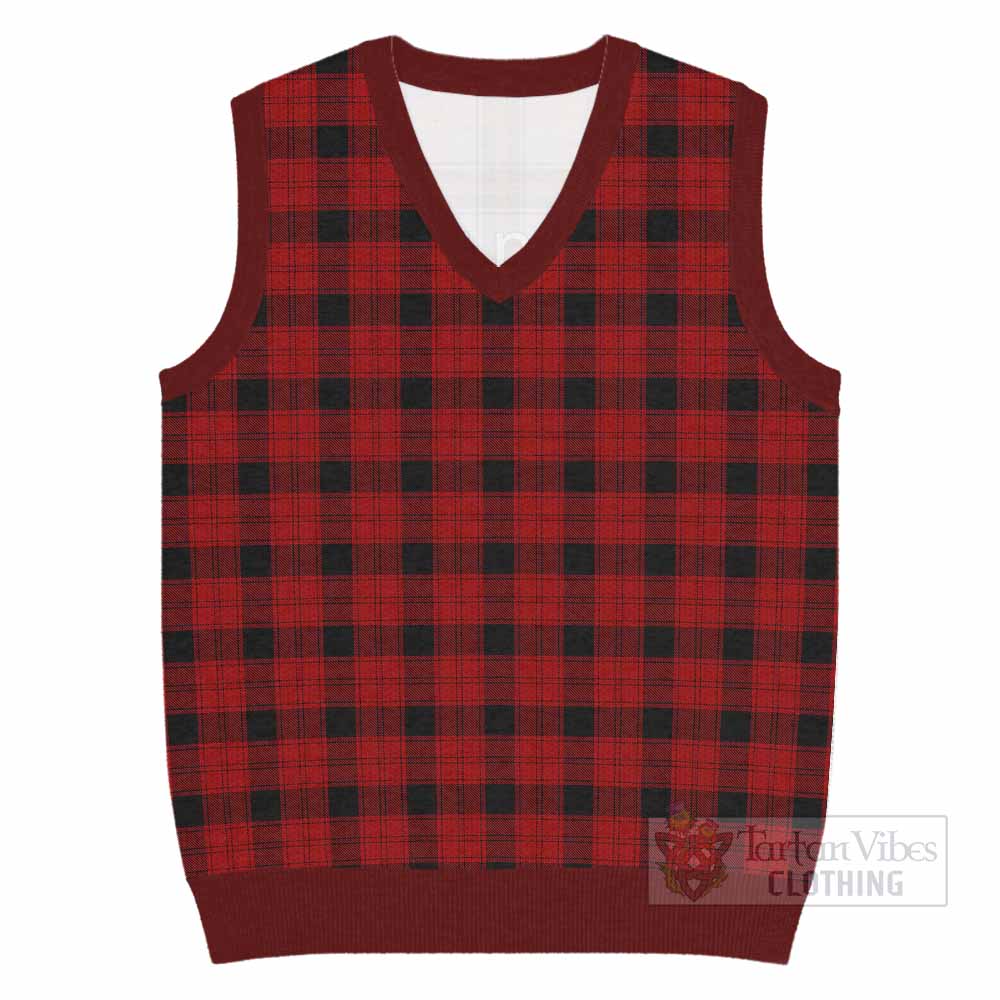 Ewing Tartan Knitted V-Neck Vest - Tartan Vibes Clothing