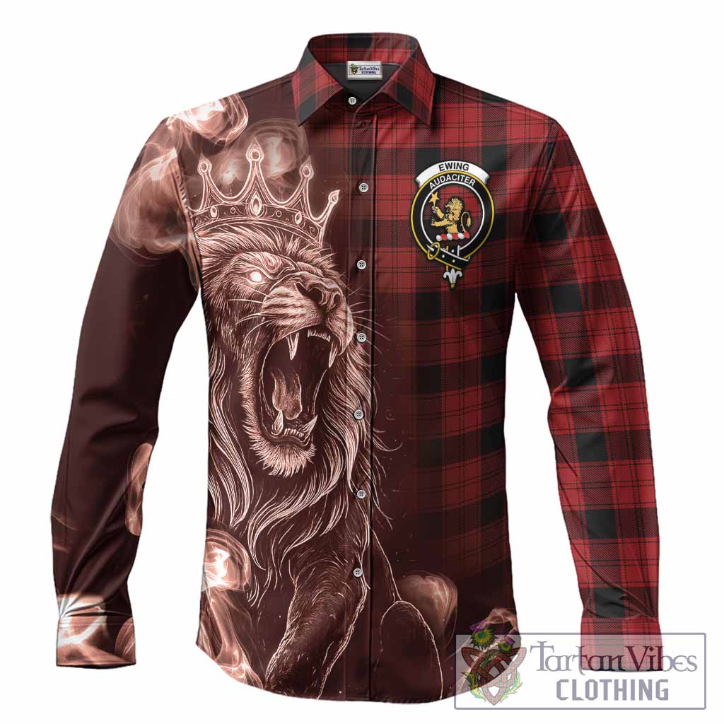 Ewing Tartan Long Sleeve Button Shirts Roaring Lion Heritage