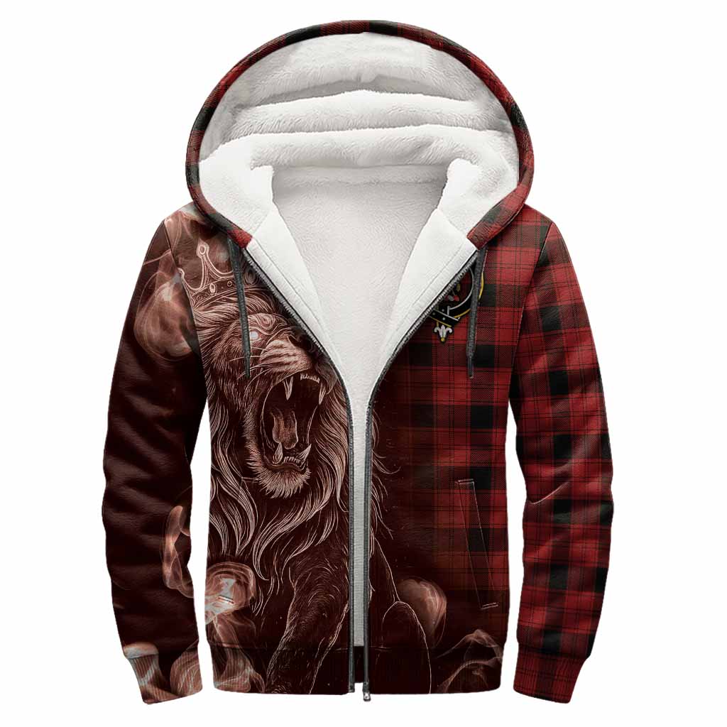 Ewing Tartan Sherpa Hoodie Roaring Lion Heritage