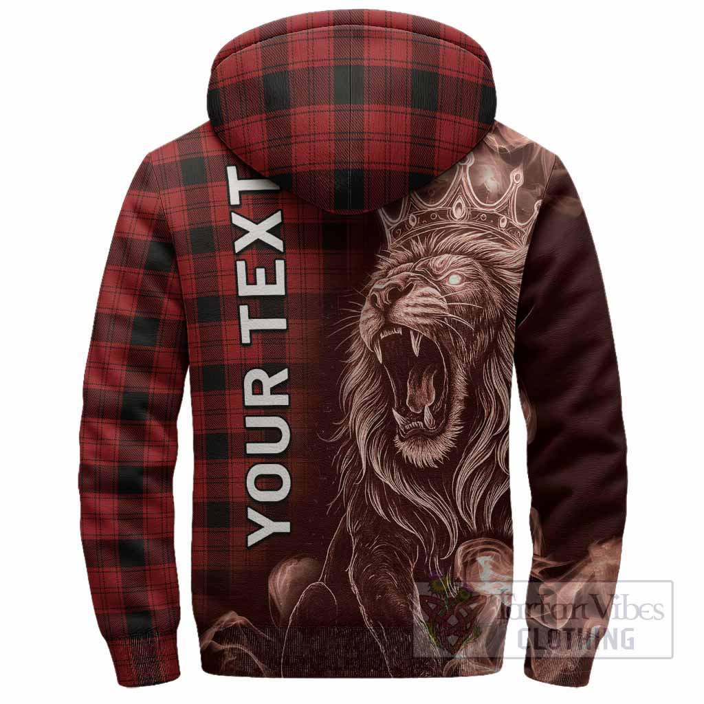 Ewing Tartan Sherpa Hoodie Roaring Lion Heritage