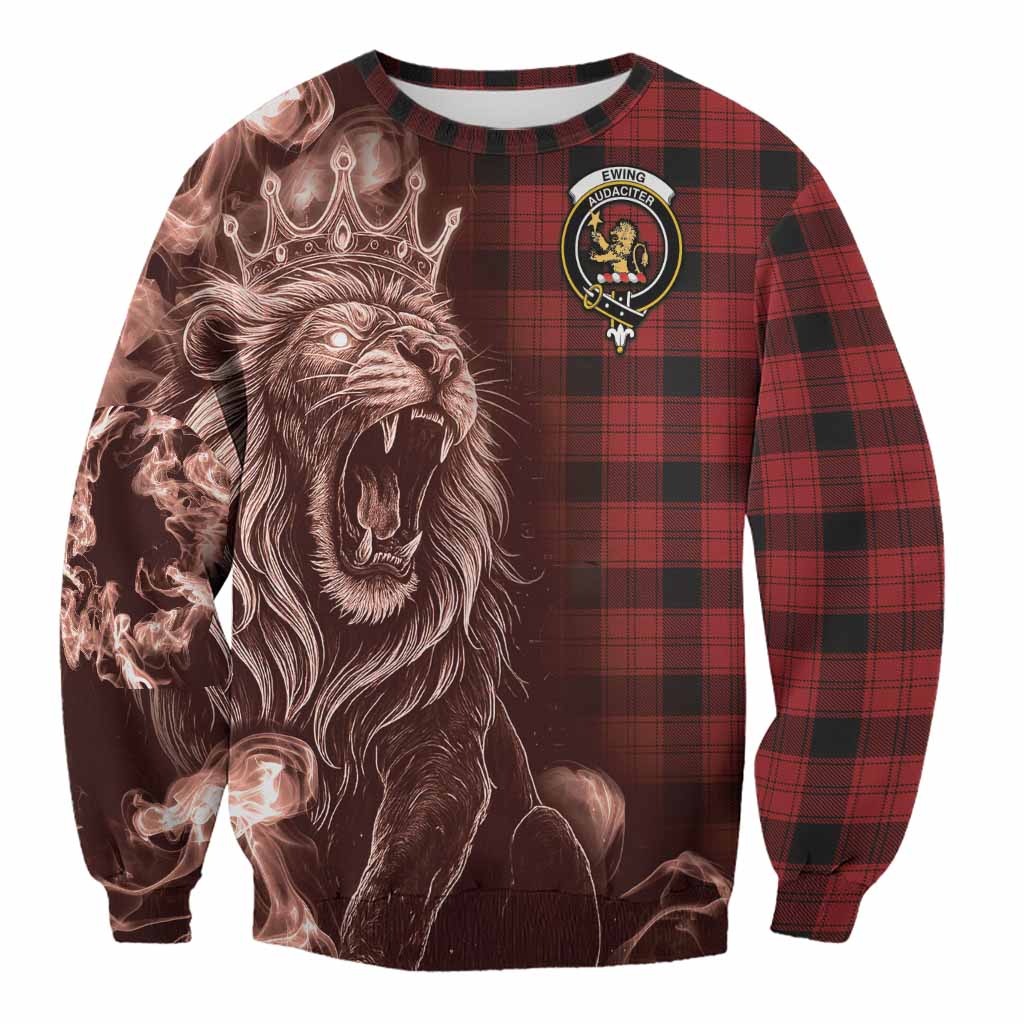 Ewing Tartan Sweatshirt Roaring Lion Heritage