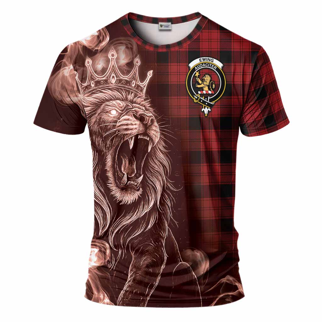 Ewing Tartan T-Shirt Roaring Lion Heritage