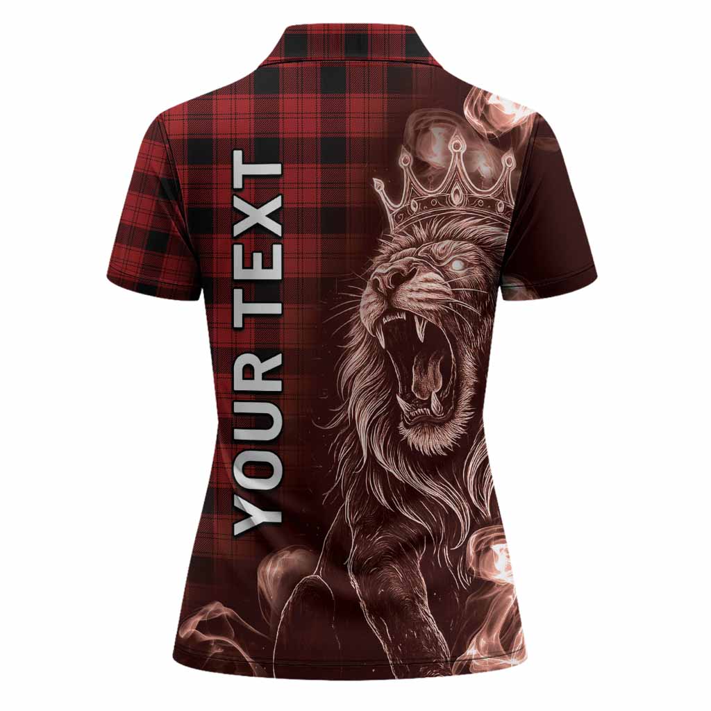 Ewing Tartan Women Polo Shirt Roaring Lion Heritage