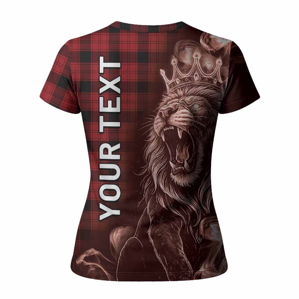 Ewing Tartan Women T shirt Roaring Lion Heritage