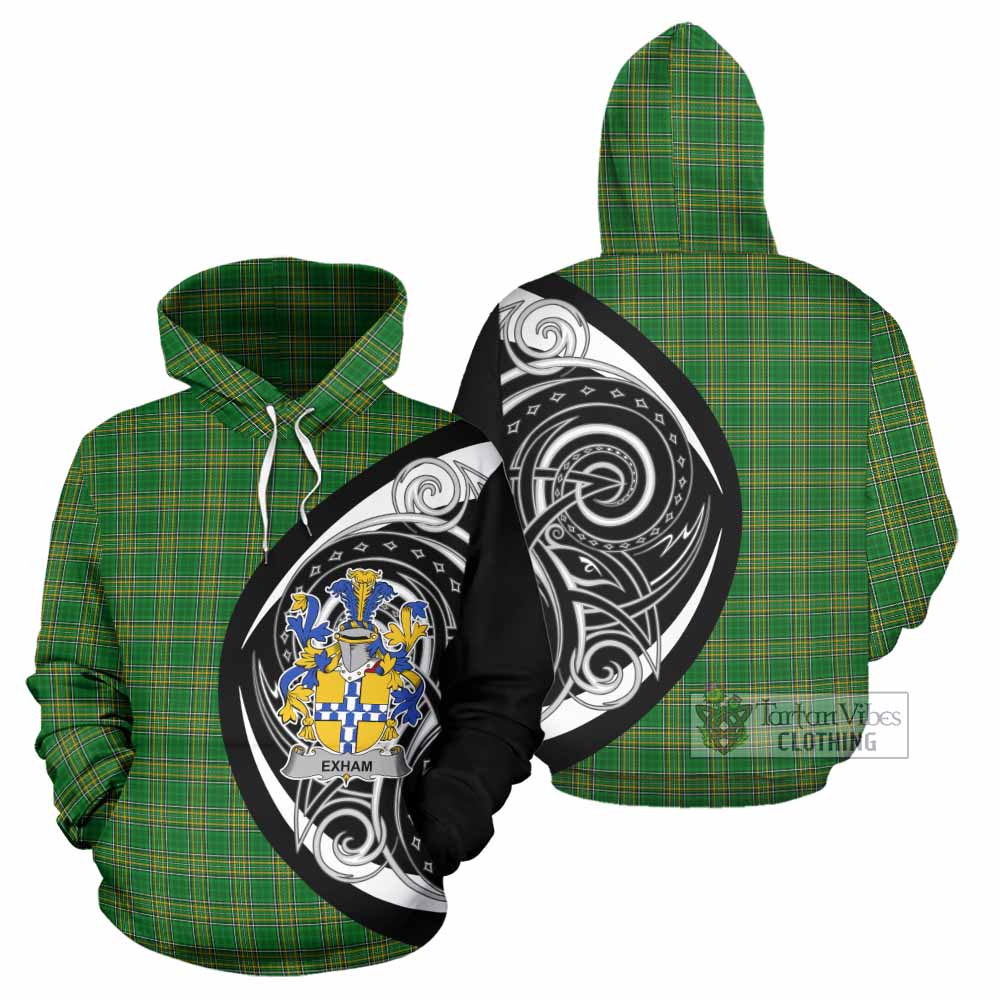 Exham Irish Clan Hoodie Celtic Circle Style - Tartan Vibes Clothing