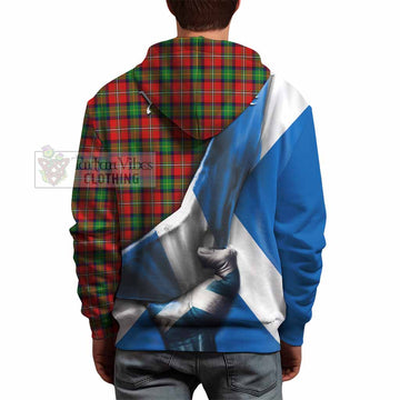 Tartan Vibes Clothing Fairlie Tartan Hoodie with Family Crest Scotland Patriotic Style
