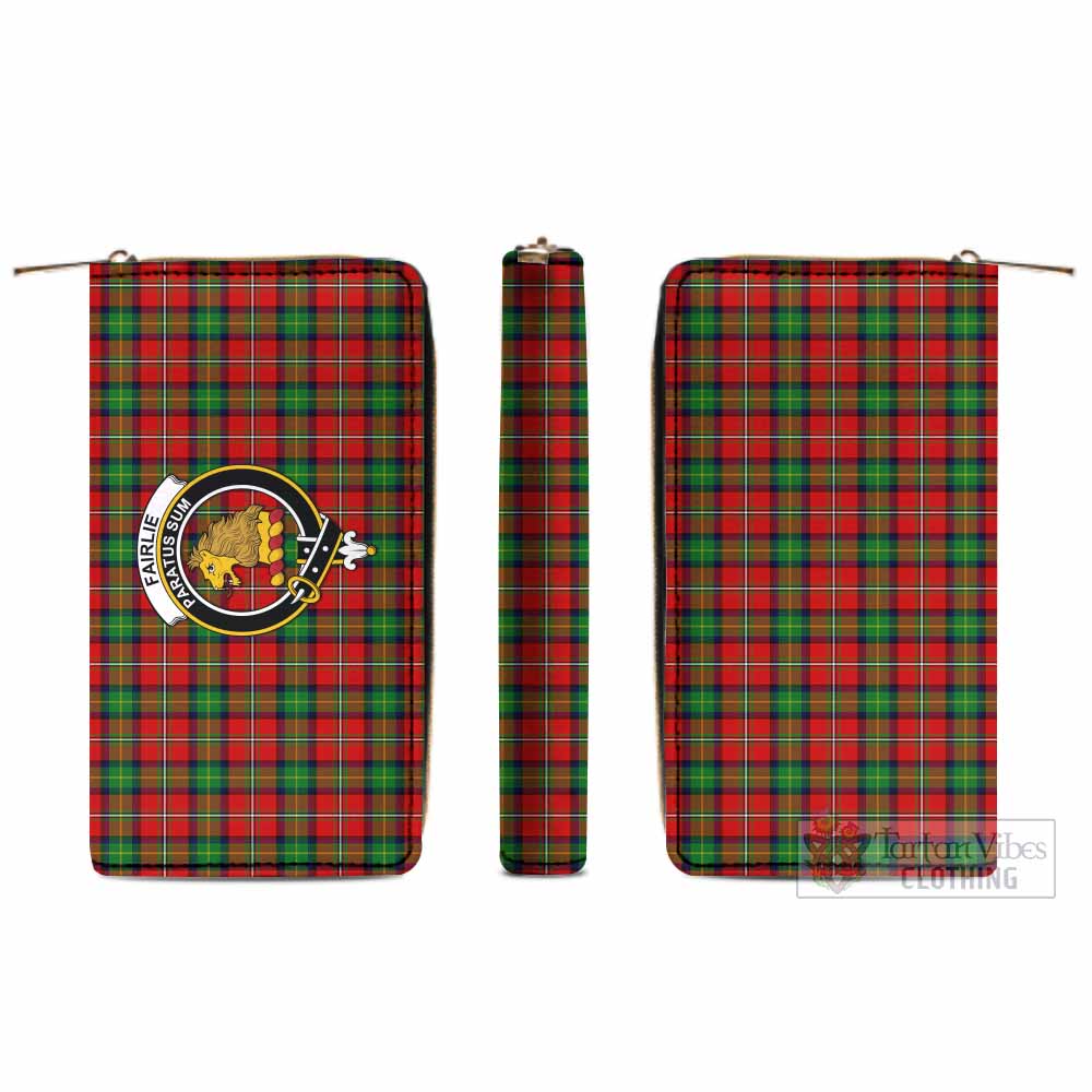 Tartan Vibes Clothing Fairlie Tartan Women's Leather Wallet with Family Crest