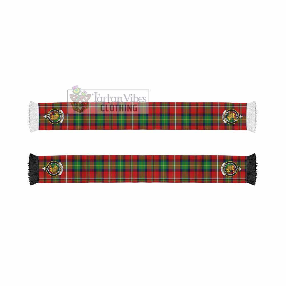 Tartan Vibes Clothing Fairlie Tartan Ruffneck Scarf with Family Crest