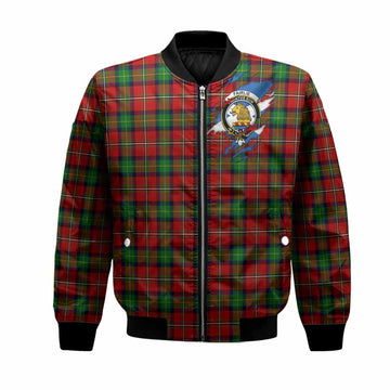 Fairlie Clan Crest In Me Tartan Bomber Jacket Scotland Flag Style