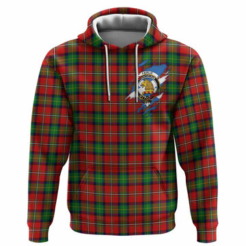 Fairlie Clan Crest In Me Tartan Hoodie Scotland Flag Style