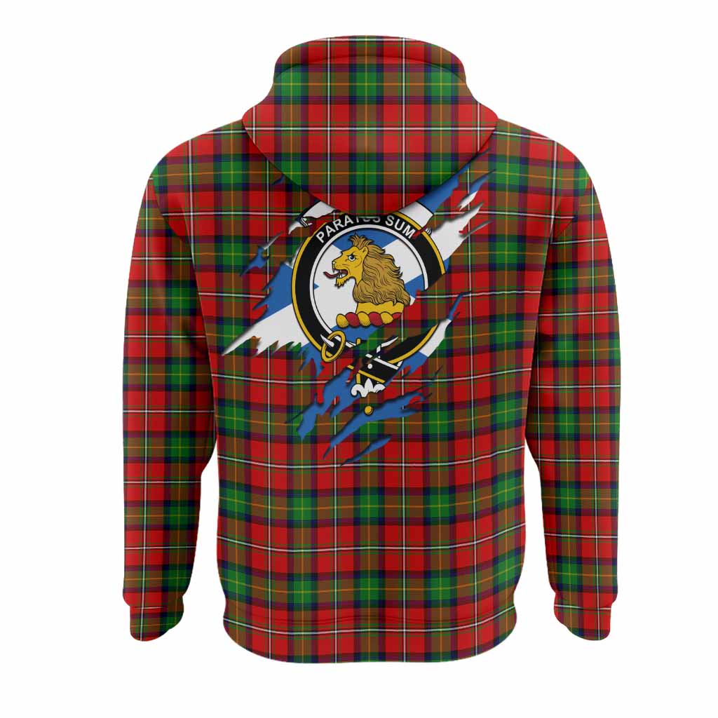 Fairlie Clan Crest In Me Tartan Hoodie Scotland Flag Style