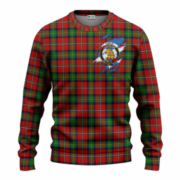 Fairlie Clan Crest In Me Tartan Knitted Sweater Scotland Flag Style