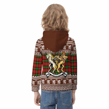 Fairlie Clan Tartan Crest Christmas Kid Hoodie Coat of Arms Funny Style