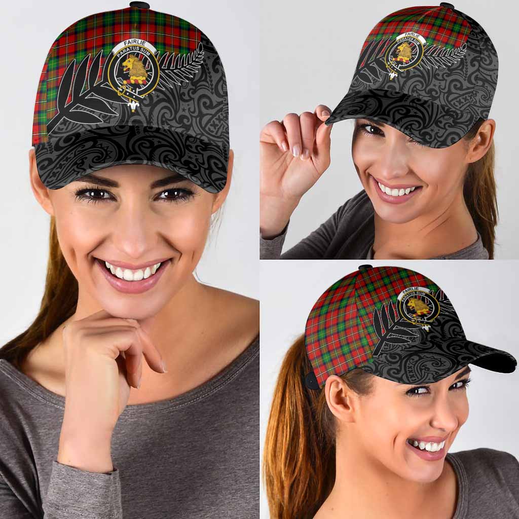 Fairlie Crest Tartan Classic Cap with New Zealand Silver Fern Half Style