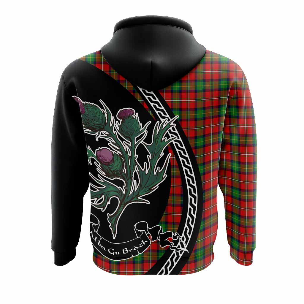 Fairlie Family Crest Tartan Hoodie Alba Thistle Inspired - Tartan Vibes Clothing