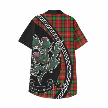 Fairlie Family Crest Tartan Kid Hawaiian Shirt Alba Thistle Inspired - Tartan Vibes Clothing