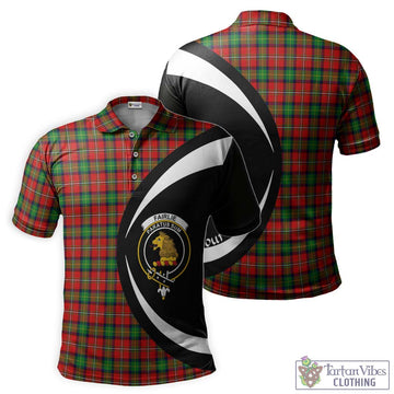 Fairlie Tartan Men's Polo Shirt with Family Crest Circle Style Kid - Tartan Vibes Clothing