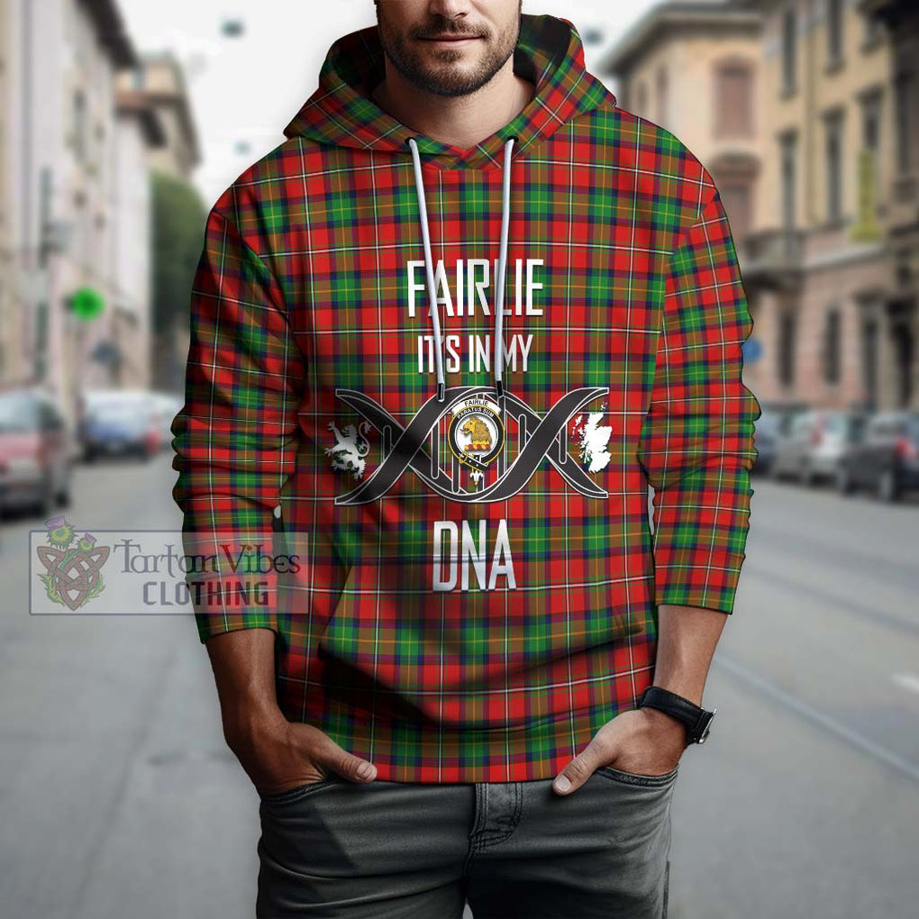 Fairlie Tartan Hoodie with Family Crest DNA In Me Style Pullover Hoodie - Tartanvibesclothing Shop