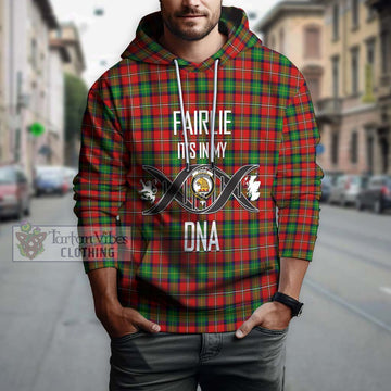Fairlie Tartan Hoodie with Family Crest DNA In Me Style Pullover Hoodie - Tartanvibesclothing Shop