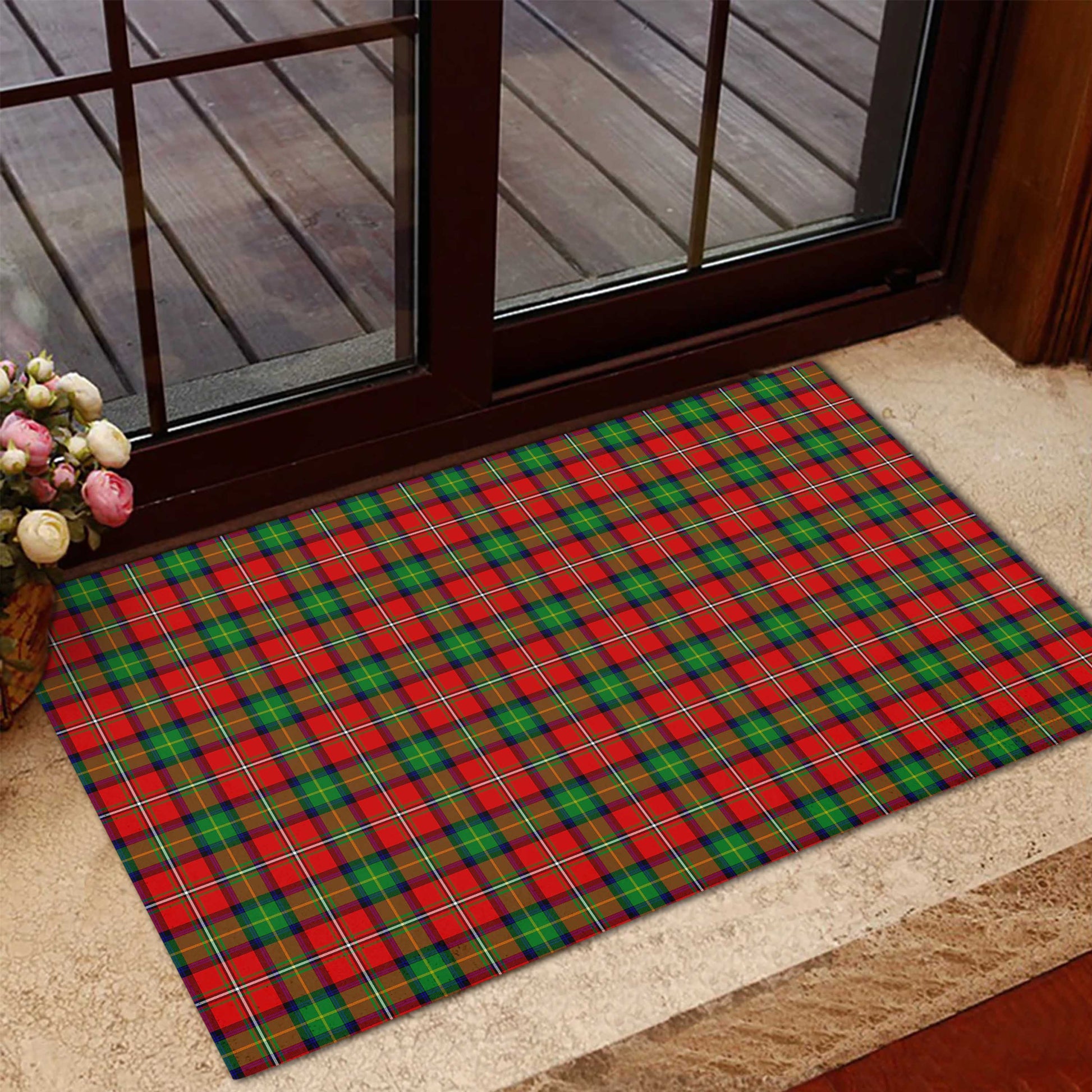 Fairlie Modern Tartan Door Mat - Tartanvibesclothing