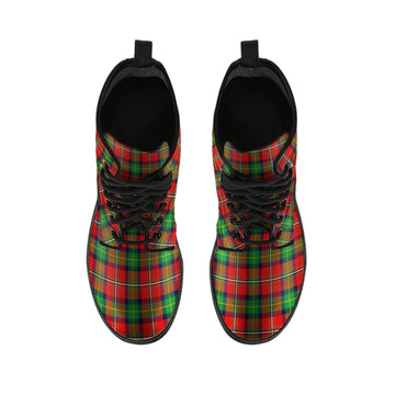 Fairlie Tartan Leather Boots