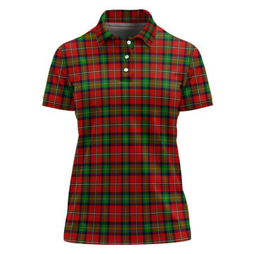 Fairlie Modern Tartan Polo Shirt For Women
