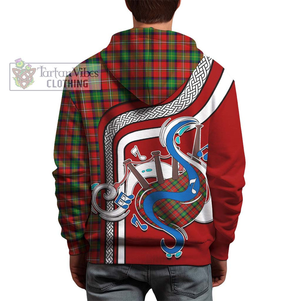 Fairlie Tartan Hoodie with Epic Bagpipe Style - Tartanvibesclothing Shop