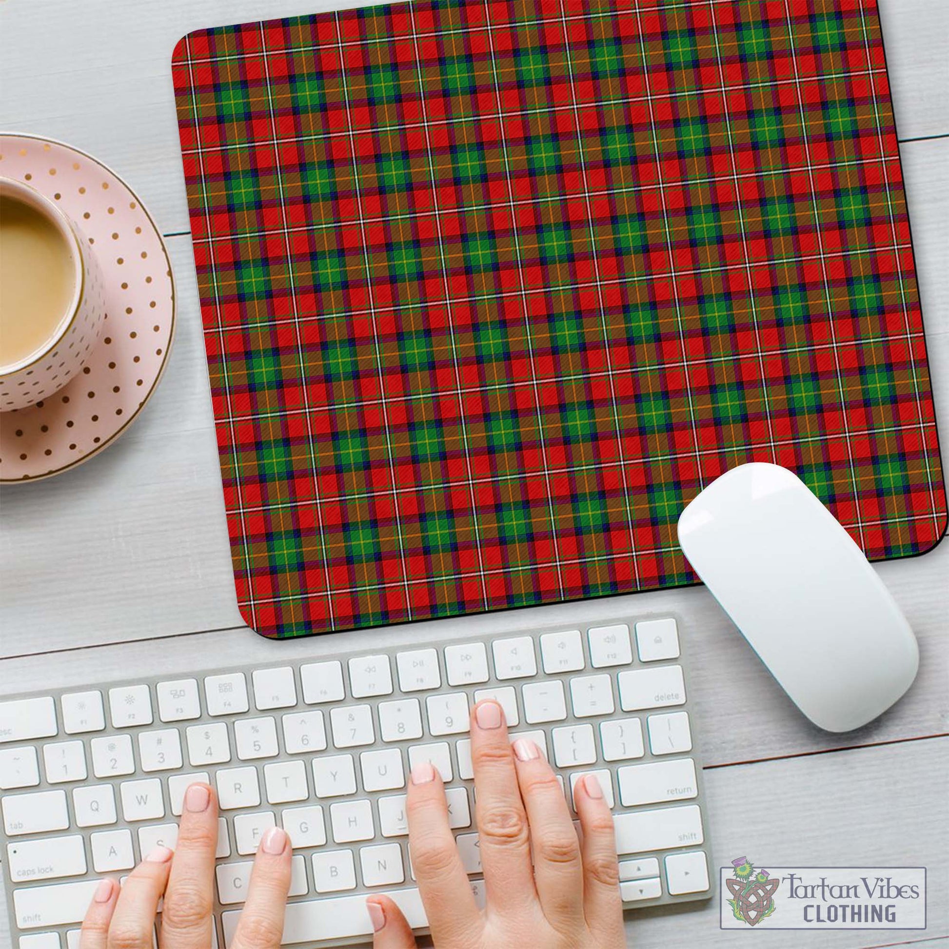 Tartan Vibes Clothing Fairlie Modern Tartan Mouse Pad