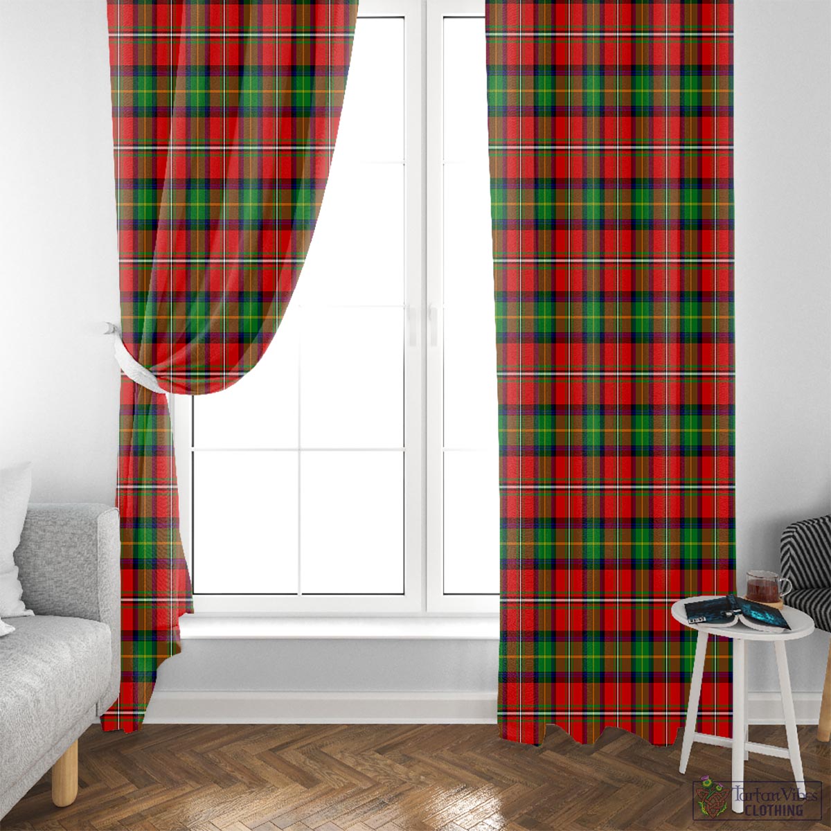 Fairlie Tartan Window Curtain - Tartan Vibes Clothing