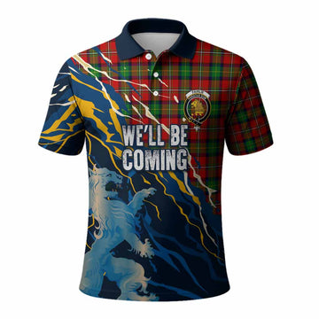 Fairlie Scotland Tartan Polo Shirt WC2026 Football - We'll Be Coming